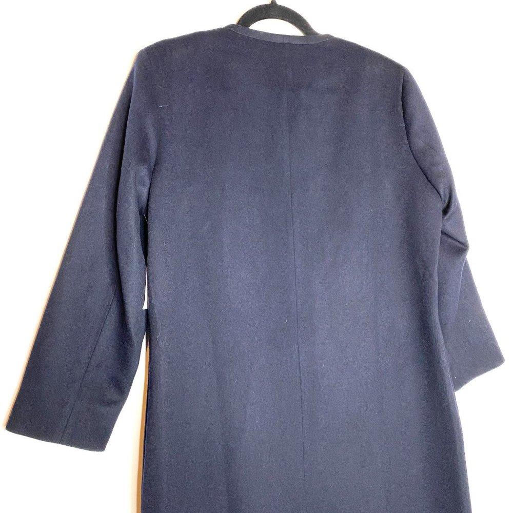 AYR Navy Long Coat - Picture 5 of 11